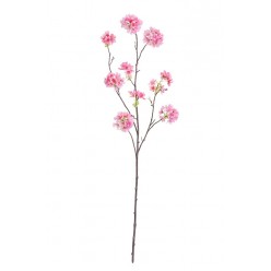 Ветка Сакуры розовая Ball Flower в-115 см 12/84