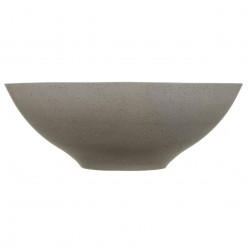 Кашпо Stone Чаша Диш искусственный камень пепельно-серый