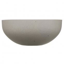 Кашпо Stone Чаша Вайд искусственный камень пепельно-серый