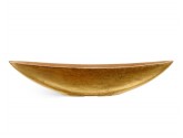 Кашпо-ваза Effectory Metal Лодка Сусальное золото