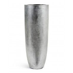 Кашпо Effectory Metal Высокий конус Giant Серебро