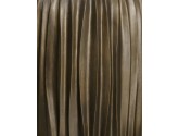 Кашпо Effectory Metal Высокий конус Design Wave Чернёная бронза